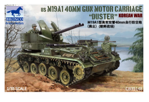 Збірна модель 1/35 Американська зенітна самохідна установка M19A1 Twin 40 MM Gun Motor Carriage (війна в Кореї) Bronco 35148