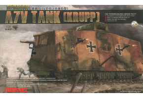 Scale model 1/35 German tank A7V (Krupp) Meng TS-017