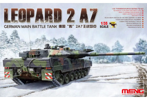 Scale model 1/35 German main battle tank Leopard 2 A7 Meng TS-027