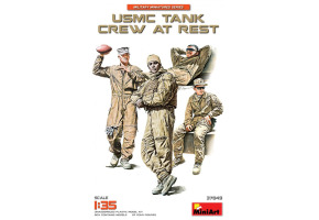 US Marine Corps Tank Crew on Rest