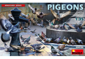 Assembly model 1/35 Pigeons MiniArt 38036