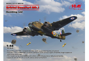 Збірна модель 1/48 літак Bristol Beaufort Mk.I ICM 48314