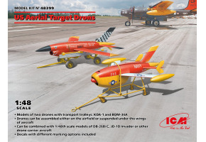 Збірна модель 1/48 Американський дрон з повітряною мішенню ICM 48399