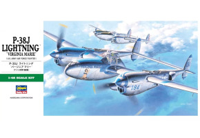 Збірна модель 1/72 Літак Lockheed P-38J Lightning "Virginia Marie" Hasegawa 09101