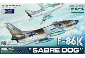 Scale model 1/32 Airplane F-86K "Sabre Dog" Zimi KH32008