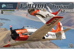 Scale model 1/32 American trainer aircraft T-28 "Trojan" Zimi KH32014