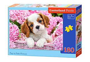 Пазл PUP IN PUNK FLOWERS 180 шт