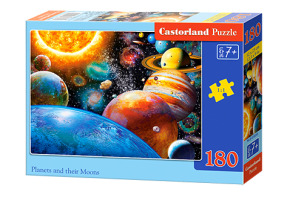 Пазл PLANETS AND THEIR MOONS 180 шт