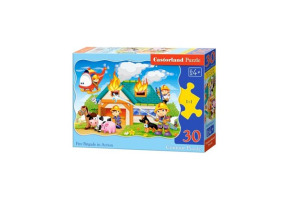 Пазл "Герої пожежні" 30 шт