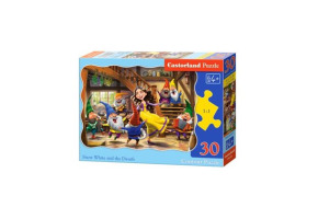 Пазл "Білосніжка та 7 гномів" 30 шт