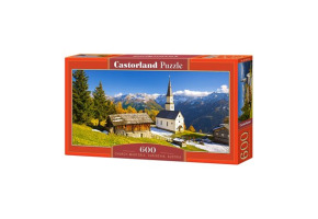 Пазл "Церква Мартерле, Карінтія, Австрія" 600 шт
