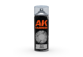 Matt Varnish - Spray 400ml (Includes 2 nozzles) / Лак матовий в аерозолі 400мл