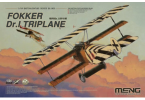 Scale model 1/24 Fighter Fokker Dr.I Triplane Meng QS-003