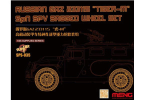 Wheel set 1/35 Gaz 233115 "Tiger-M" SpN SPV SPS-035 Meng