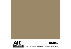 Акрилова фарба на основі Dunkelgelb-Dark Yellow RAL 7028 АК-interactive RC859