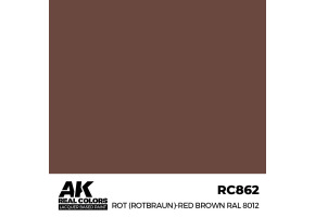 Акрилова фарба на спиртовій основі Red Brown / Червоно-коричневий RAL 8012 АК-interactive RC862