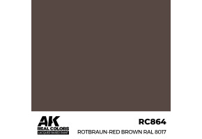 Акрилова фарба на основі Red Brown / Червоно-коричневий RAL 8017 АК-interactive RC864