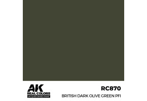 Акрилова фарба на спиртовій основі British Dark Olive Green PFI АК-interactive RC870