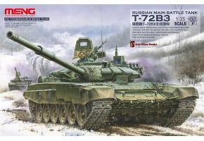 Scale model 1/35 Tank T-72BZ Meng TS-028