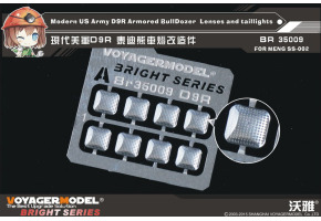 Modern US Army D9R Armored BullDozer  Lenses and taillights（FOR MENG SS-002）