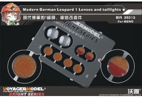 Modern German Leopard 1 Lenses and taillights (For MENG)