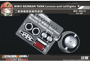 WWII GERMAN TANK Lenses and taillights (For All)