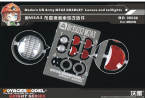 Modern US Army M2A3 BRADLEY  Lenses and taillights (MENG)