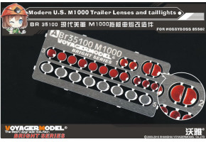 Modern U.S. M1000 Trailer Lenses and taillights(For HOBBYBOSS 85502)