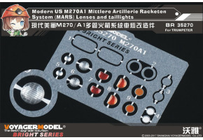 Modern US M270A1 Mittlere Artillerie Racketen System (MARS) Lenses and taillights (TRUMPETER )