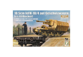 Збірна модель 1/35 Німецька leFH 18/4 auf Geschützwagen Lr.s.(f)(Becker) [2 в 1] Zimi ZM35077