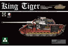 German Heavy Tank Sd.Kfz.182 King Tiger Porsche Turret w/Zimmerit and interior