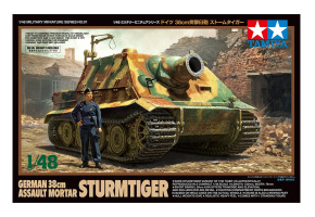 Збірна модель 1/48 Німецький 38-см штурмовий міномет Sturmtiger Tamiya 32591