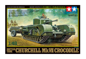 Збірна модель 1/48 Британський танк  Churchill Mk.VII - Crocodile Tamiya 32594