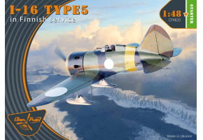 Збірна модель 1/48 Літак І-16 тип 5 на фінській службі Clear Prop 4820