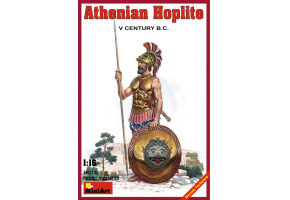 Сборная модель 1/16 Фигура Афинский гоплит V век до н.э. МиниАрт 16014