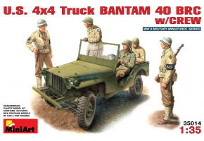 Американський джип "Бантам БРЦ 40" з екіпажем