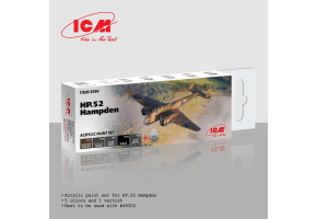 Набір акрилових фарб для HP.52 Hampden ICM 3090