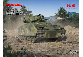 Збірна модель 1/72 Бойова розвідувальна машина США М3 Бредлі ICM 72913