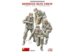Scale model 1/35 Figures German artillery crew MiniArt 35471