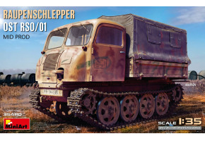 Scale model 1/35 Full-track tractor Raupenschlepper Ost RSO/01 Middle of production MiniArt 35480