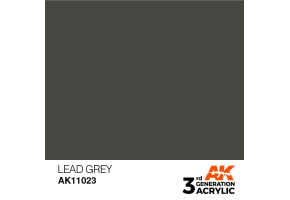 Acrylic paint LEAD GRAY – STANDARD / LEAD GRAY AK-interactive AK11023
