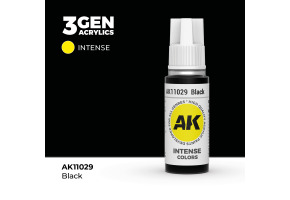 Акрилова фарба BLACK – INTENSE / ЧОРНИЙ AK-interactive AK11029