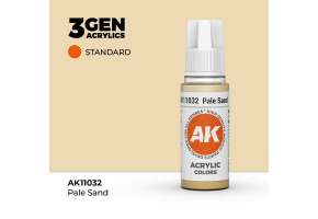 Акрилова фарба PALE SAND – STANDARD / БЛІДНО-ПІСЧАНИЙ AK-interactive AK11032