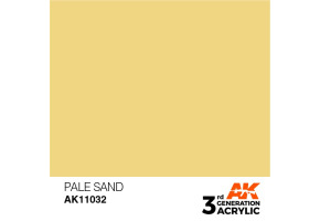 Acrylic paint PALE SAND – STANDARD / PALE SAND AK-interactive AK11032