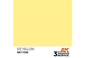 Акрилова фарба ICE YELLOW – STANDARD / ЛІДЯНИЙ ЖОВТИЙ AK-interactive AK11036