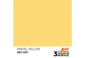 Акриловая краска PASTEL YELLOW – PASTEL / ПАСТЕЛЬНЫЙ ЖЕЛТЫЙ АК-интерактив AK11037