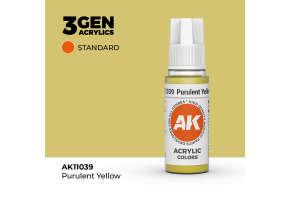 Акрилова фарба PURULENT YELLOW – STANDARD / ГНІЙНИЙ ЖОВТИЙ AK-interactive AK11039