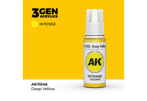 Акрилова фарба DEEP YELLOW – INTENSE / ГЛИБОКИЙ ЖОВТИЙ AK-interactive AK11045