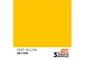 Акриловая краска DEEP YELLOW – INTENSE / ГЛУБОКИЙ ЖЕЛТЫЙ АК-интерактив AK11045