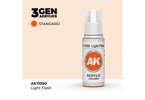 Акрилова фарба LIGHT FLESH – STANDARD / СВІТЛА ШКІРА Acrylic paint AK11050